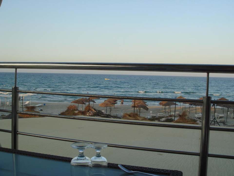 Ausblick beim Essen Mahdia Beach & Aquapark