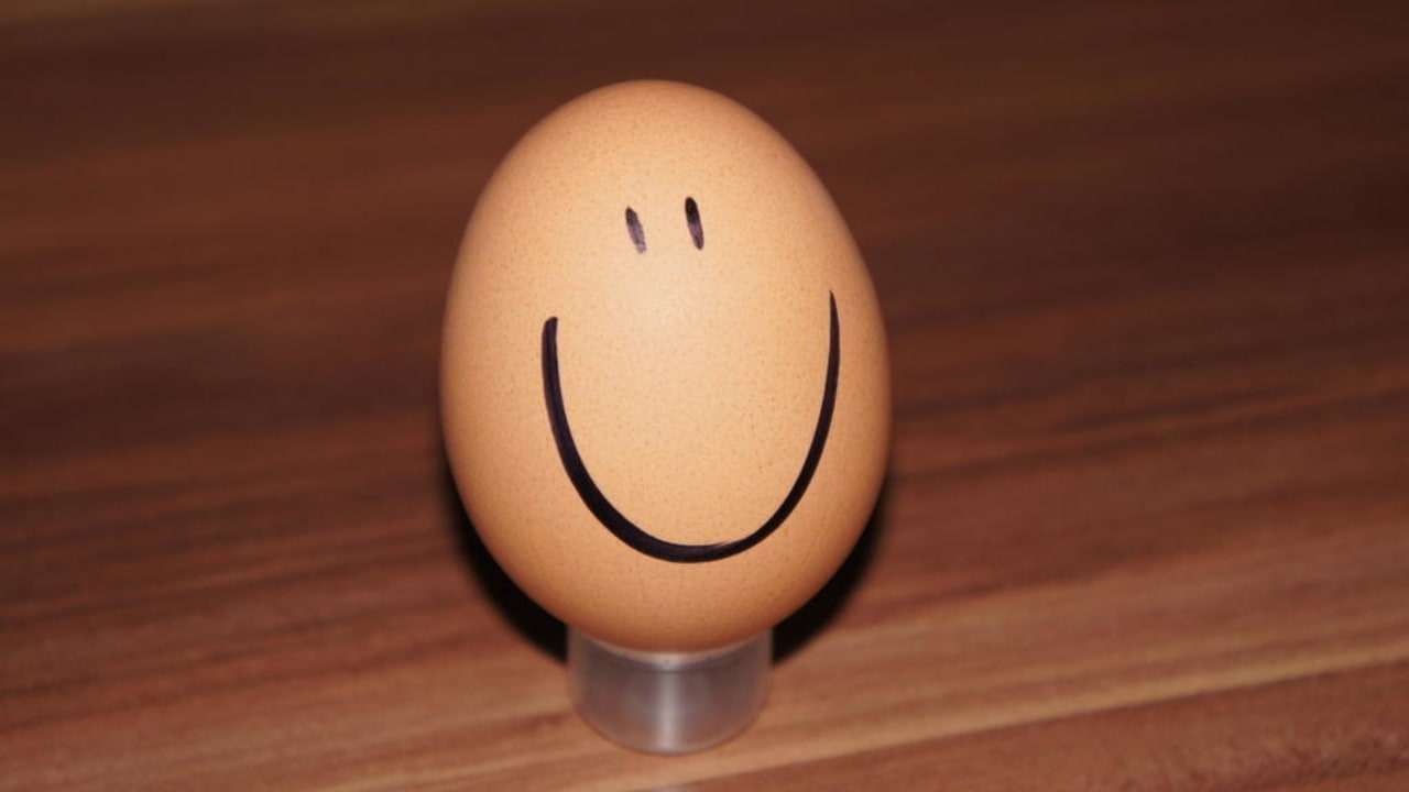 Glückliche Frühstückseier Sonnleiten Dolomiten Residence