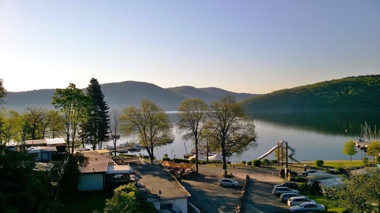 Morgenstimmung Haus am See