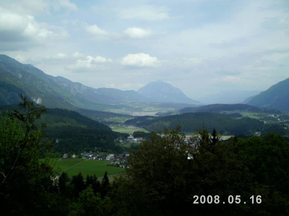 Ausblick nach Hermagor Panoramahotel Hauserhof