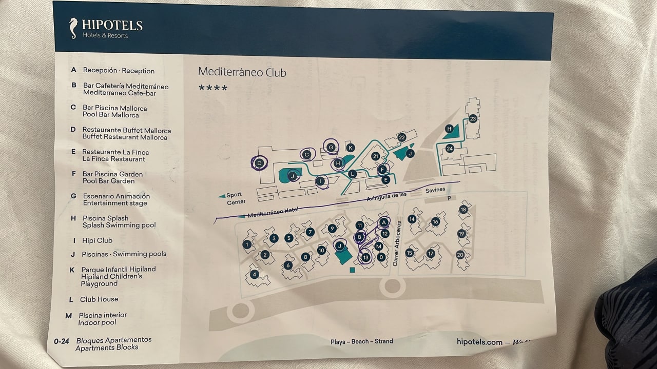 Sonstiges Hipotels Mediterraneo Club