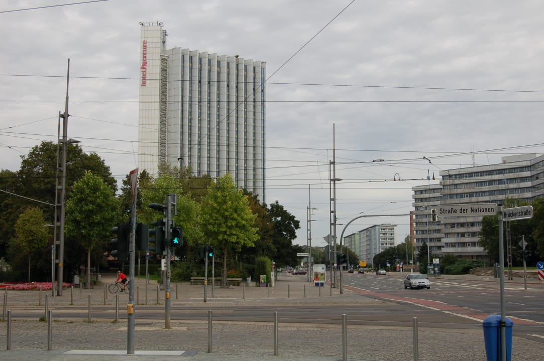 Blick Richtung Hotel Congress Hotel Chemnitz