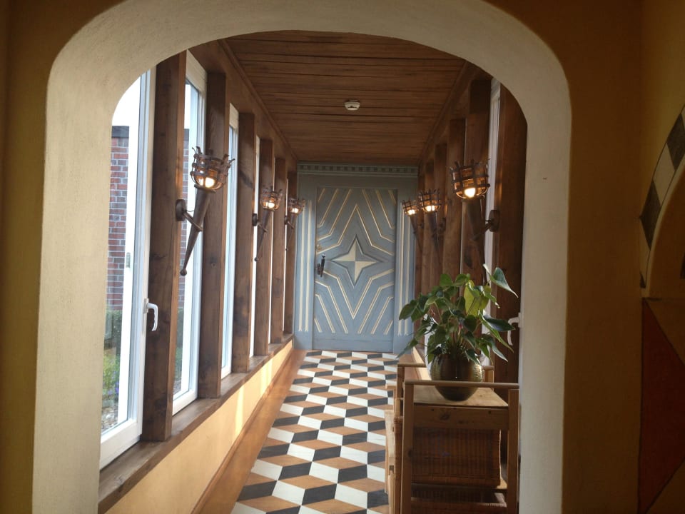 Eingang zum Wellnessbereich Vila Vita Burghotel Dinklage