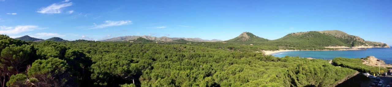 Blick aus Zimmer 4.. Hotel & Spa S'Entrador Playa