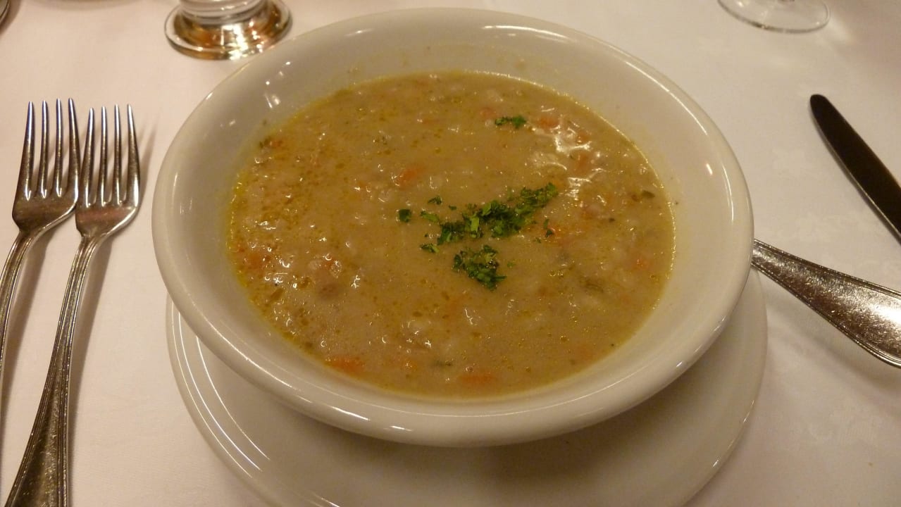 Zuppa di orzo.. Hotel Chalet Rifugio Al Faggio