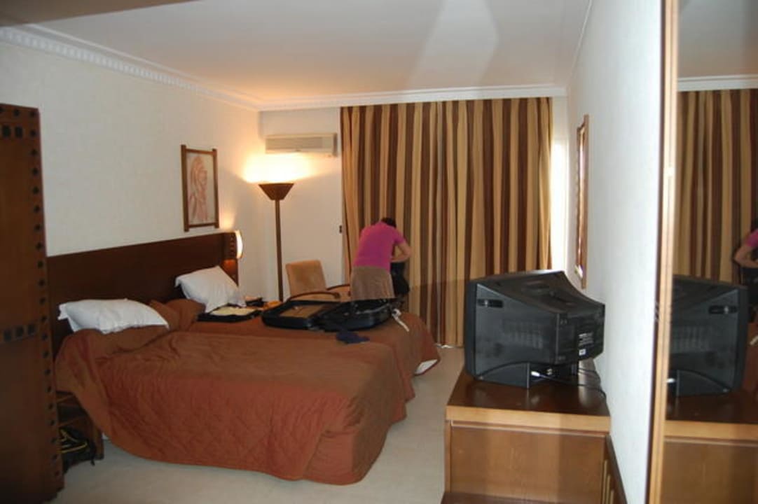 Zimmer 402, Sicht zum Balkon Atlas Amadil Beach Hotel