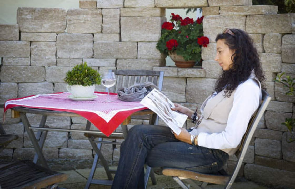 Gartenterrasse Appartementhaus im Mosergarten