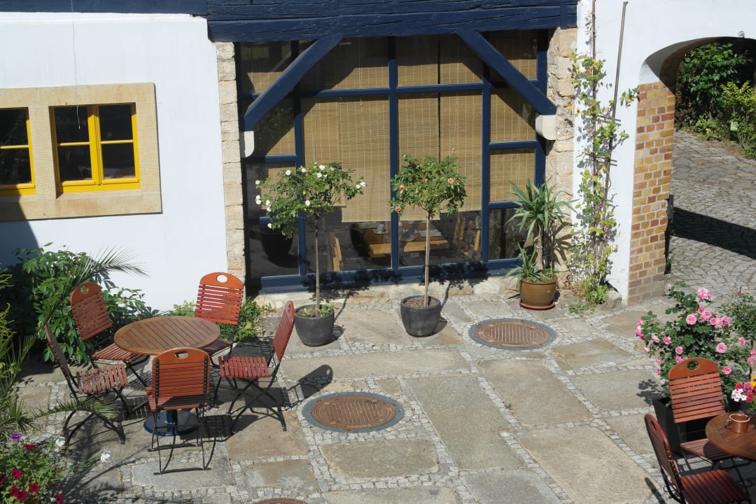 Innenhof Pension Blaue Mühle