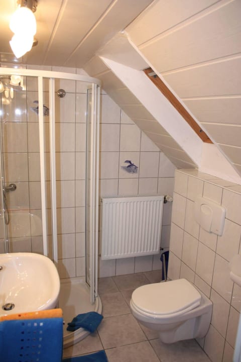 Badezimmer Zimmer 11, Pension Mühle, Franken Pension Mühle