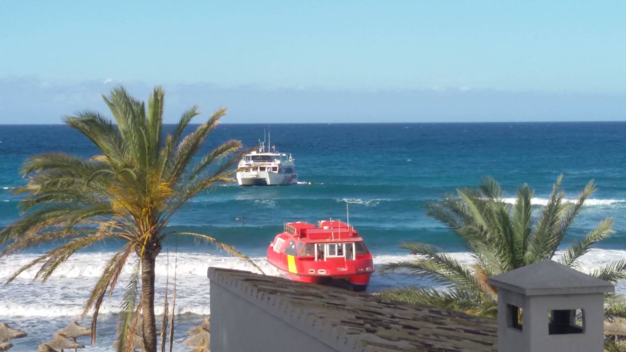 Schiff gestrandet Pension Maria Eugenia