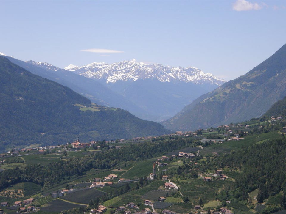 Blick in das Vinschgau Hotel Panorama