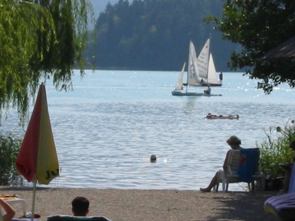 Ausblick vom Strand Pension Haus Aschgan