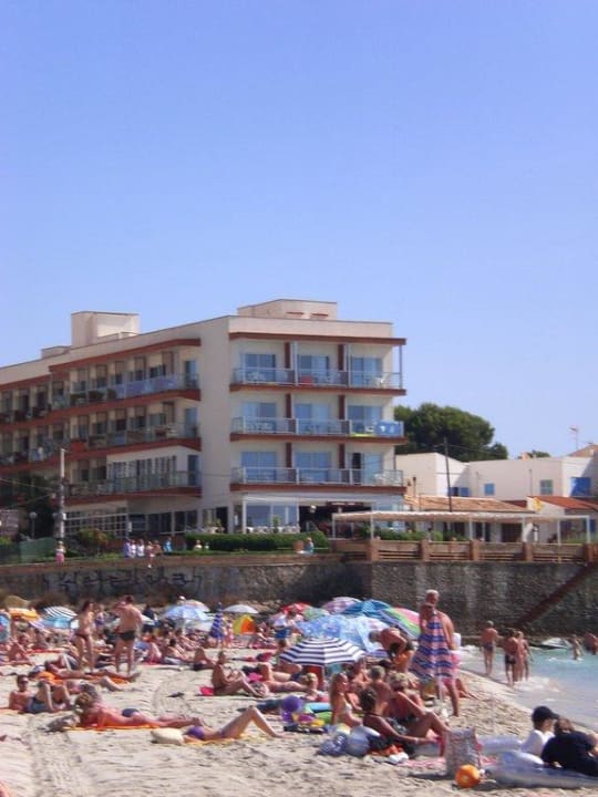 Blick auf das Hotel Clumba vom Strand aus Hotel Clumba