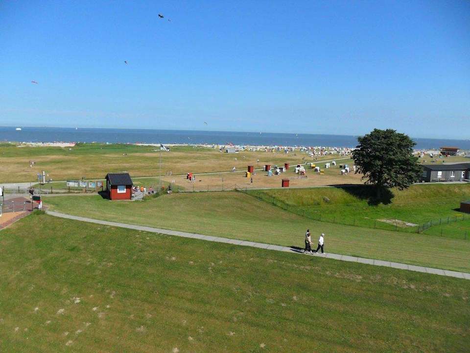 Ausblick vom Balkon Upstalsboom Hotel am Strand