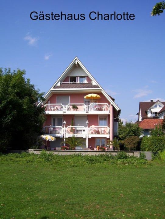 Sicht von der Seeseite Gästehaus Charlotte