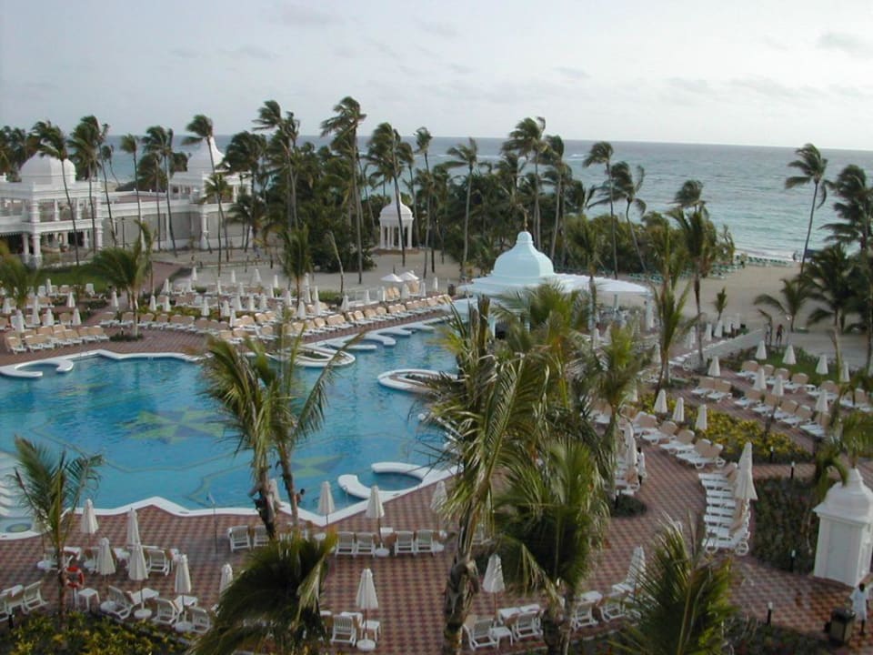 Das war der Blick vom balkon Hotel Riu Palace Punta Cana