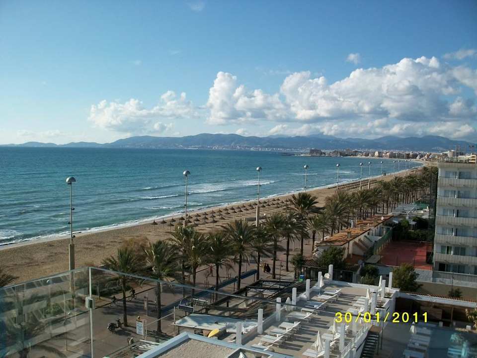Vom Balkon Zimmer 616 Iberostar Waves Bahia de Palma