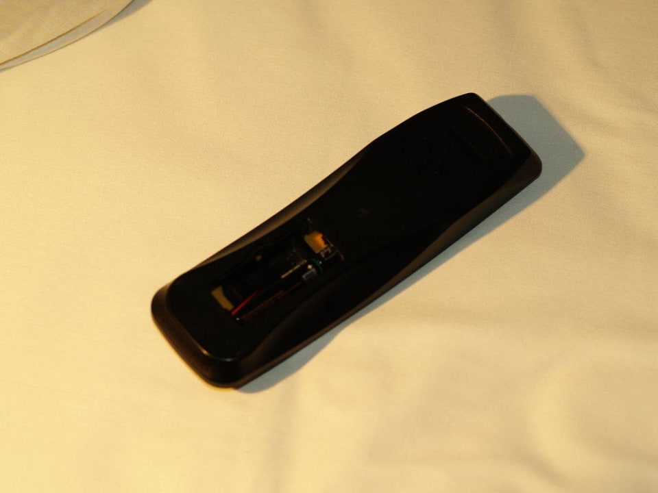 TV Fernbedienung ist ohne Verschluß ScanHotels City Rostock