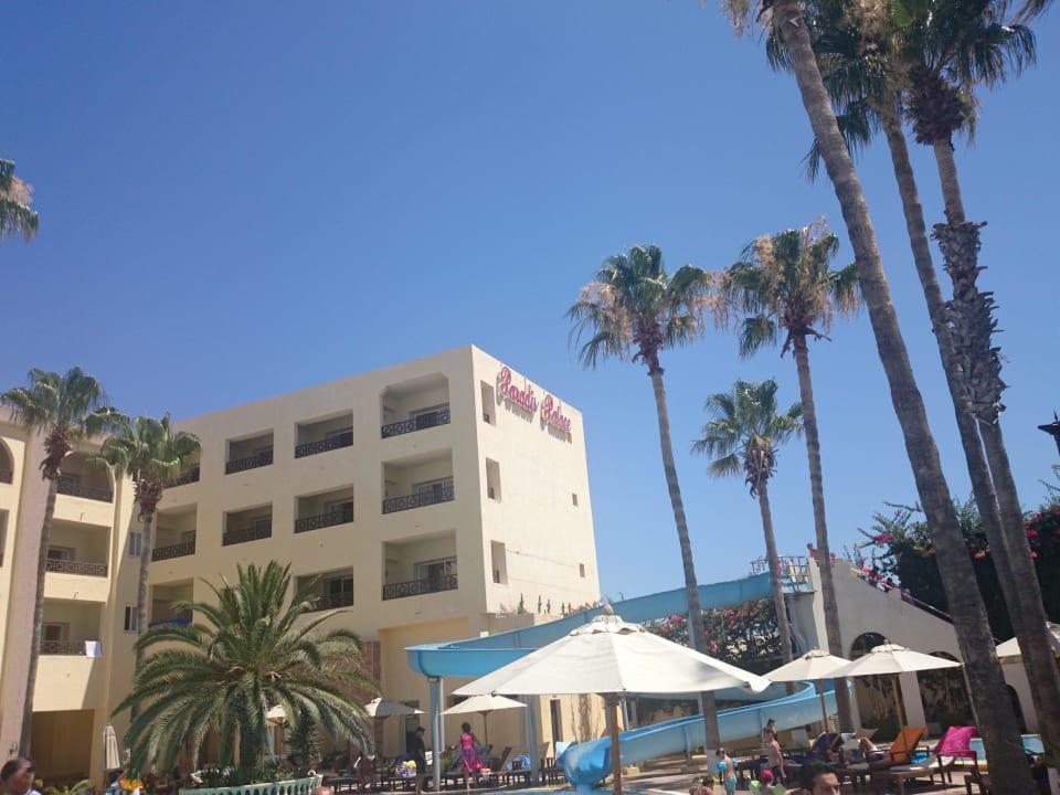 Ansicht vom Pool Hotel Paradis Palace