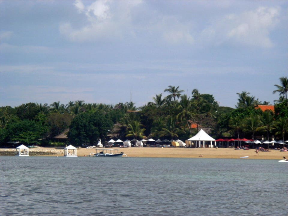 Vom Boot aus gesehen Puri Santrian