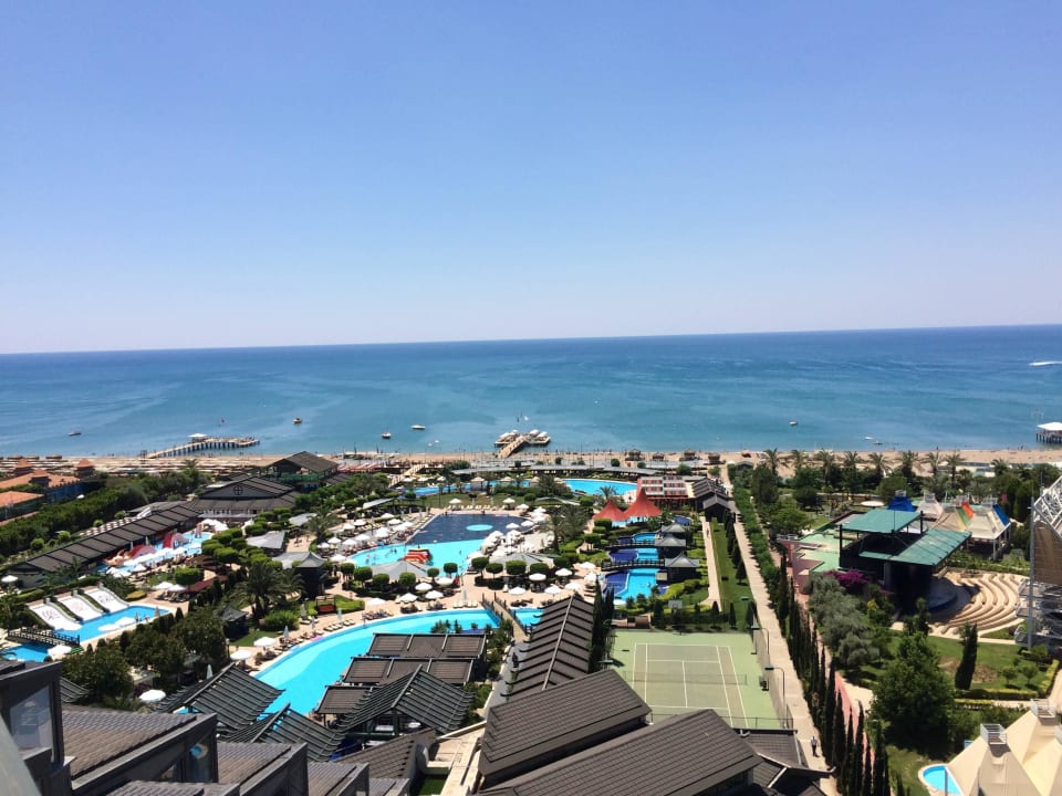 Ausblick aus der 8. Etage Limak Lara Deluxe Hotel & Resort