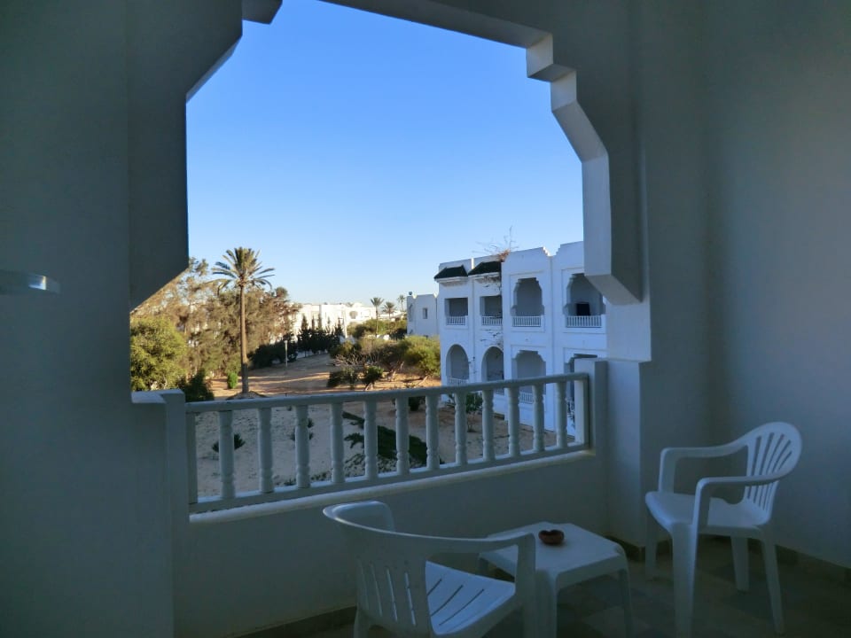 Der großzügige Balkon Djerba Sun Beach Hotel & Spa