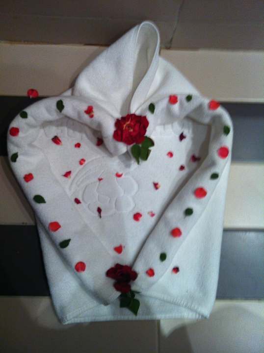 Dekoration im Zimmer Hotel Rosa Beach