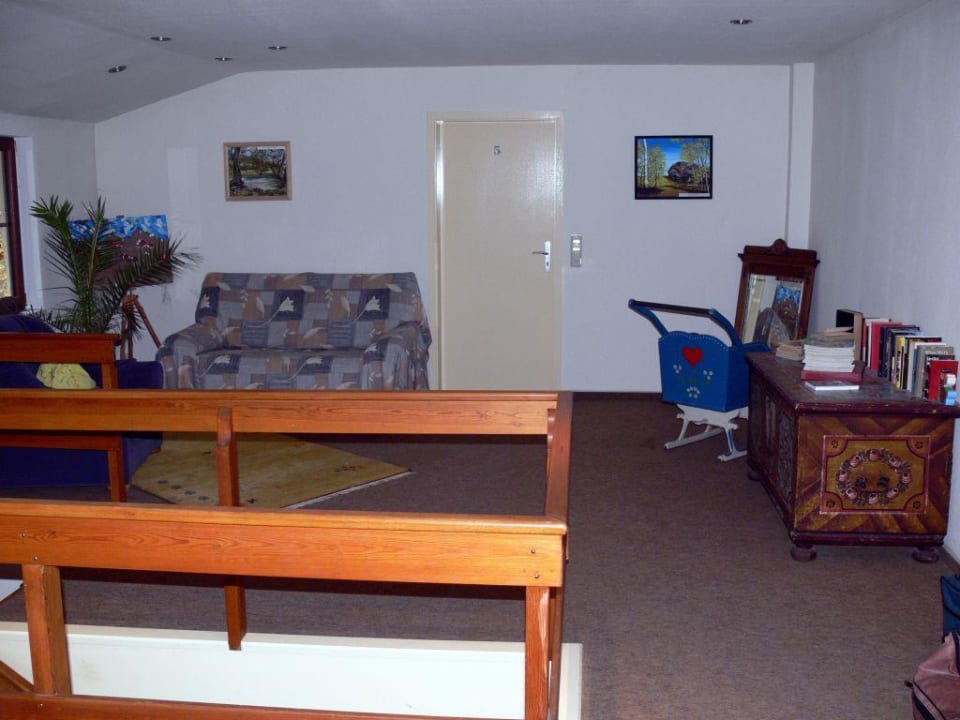 Der Flur im Obergeschoss Pension Sonnenblick
