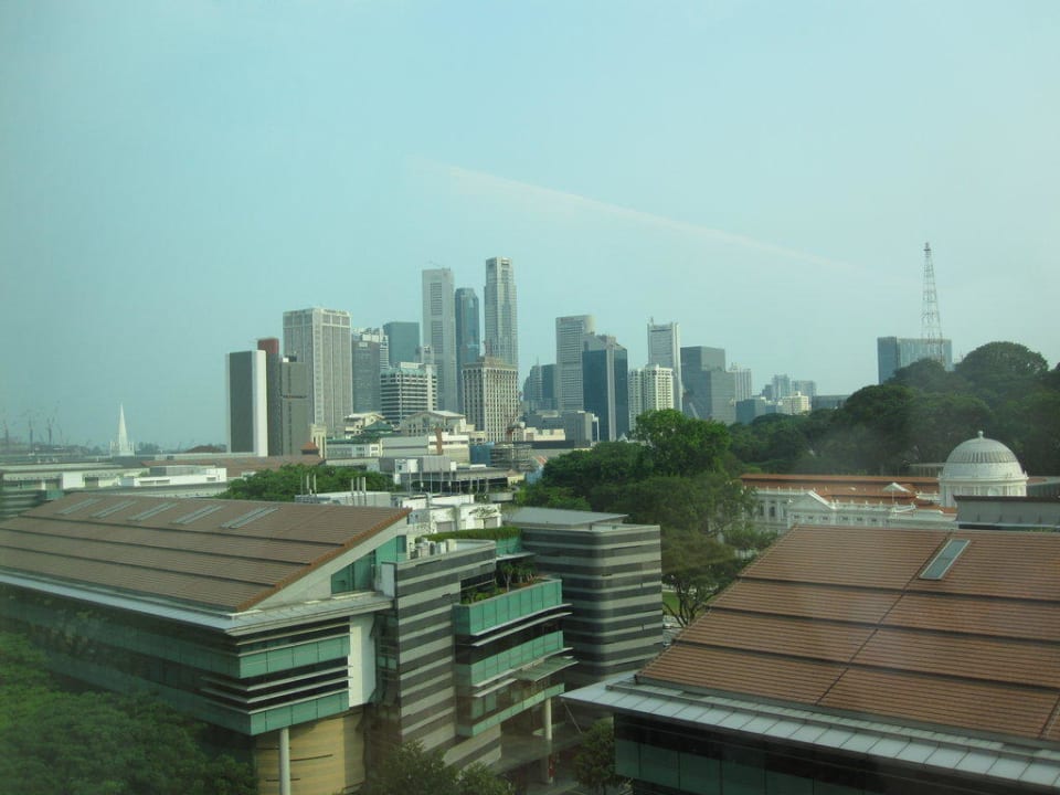 Ausblick aus dem Zimmer Rendezvous Hotel Singapore