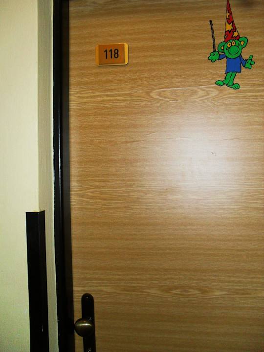 Zimmereingang Sporthotel Bohemia