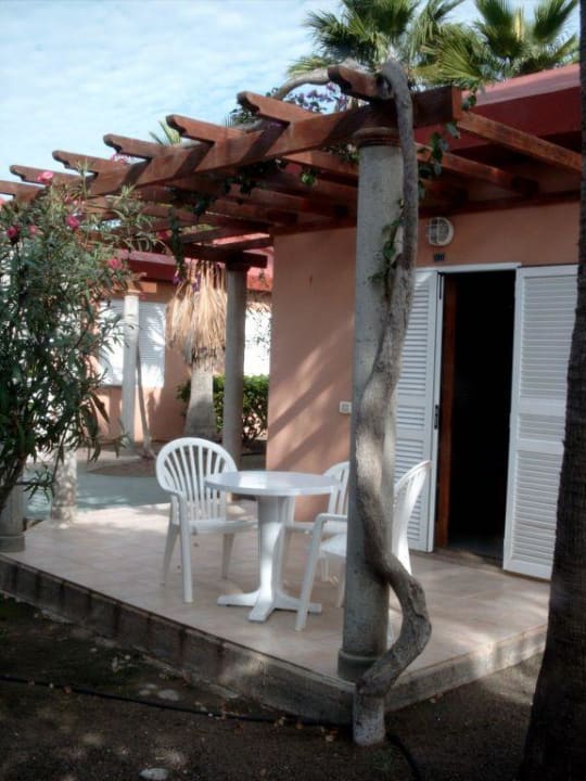 Terrasse des Bungalows Caybeach Princess