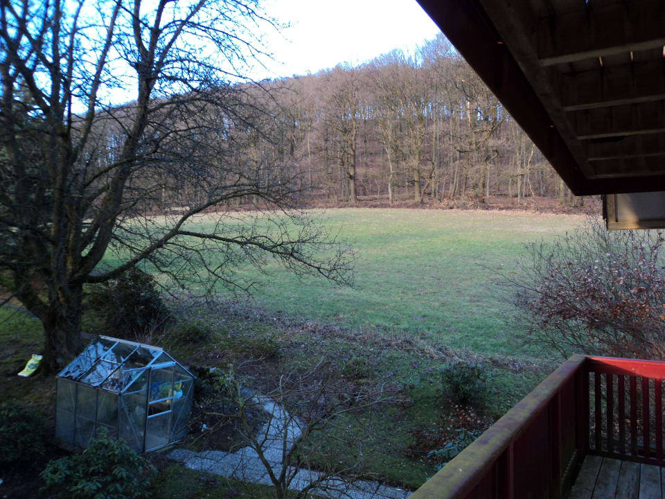 Blick vom 2. Balkon Hotel Waltraud