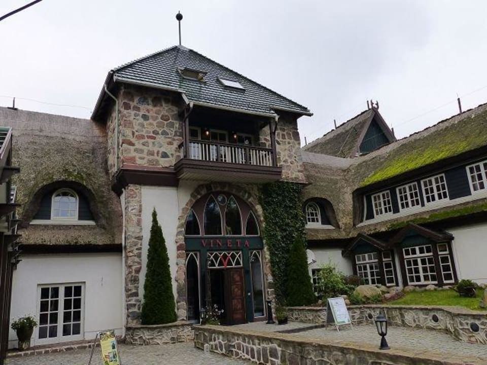 Der Eingangsbereich Meeressterne Hotel Forsthaus Damerow