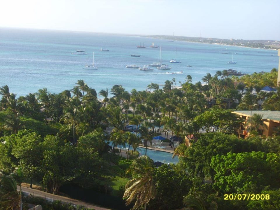 toller ausblick! Hotel Riu Palace Aruba