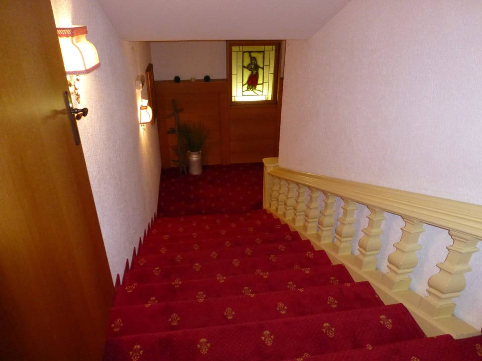 Treppenaufgang Hotel Krone Tirol