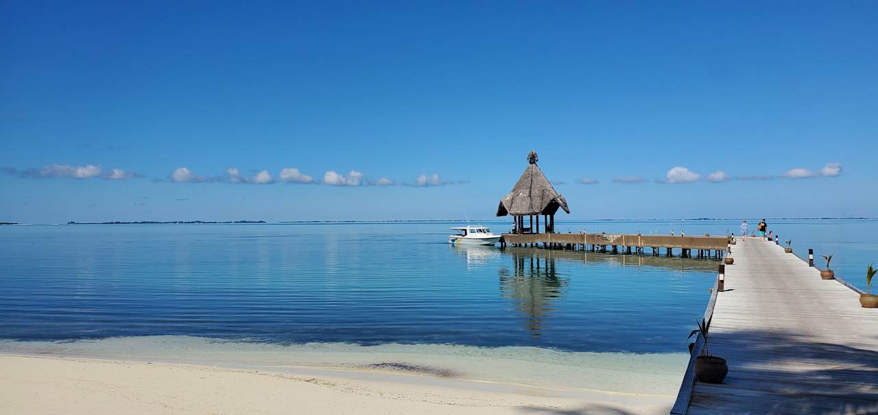 Außenansicht Canareef Resort Maldives