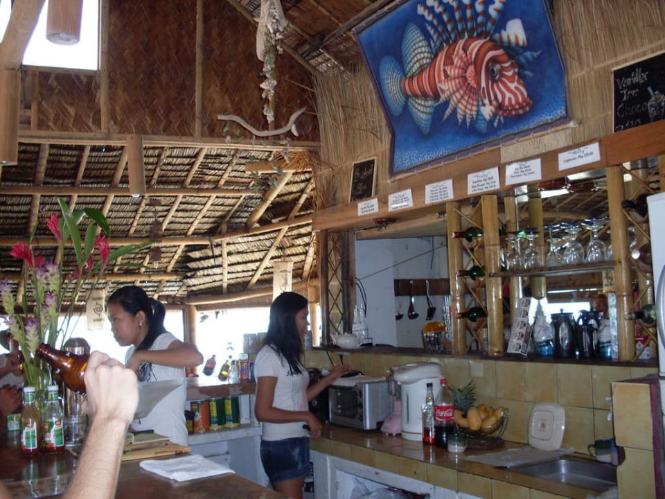 Die Bar an der Hangin Kite Schule Hotel Boracay Kite Resort Windpia