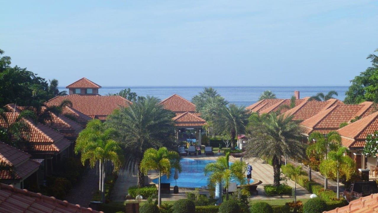 Sicht aus Deluxeview Zimmer Hotel Sita Beach Resort & Spa