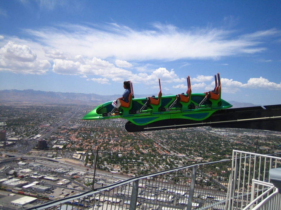 Fahrgeschäft auf dem Stratosphere The STRAT Hotel, Casino and SkyPod