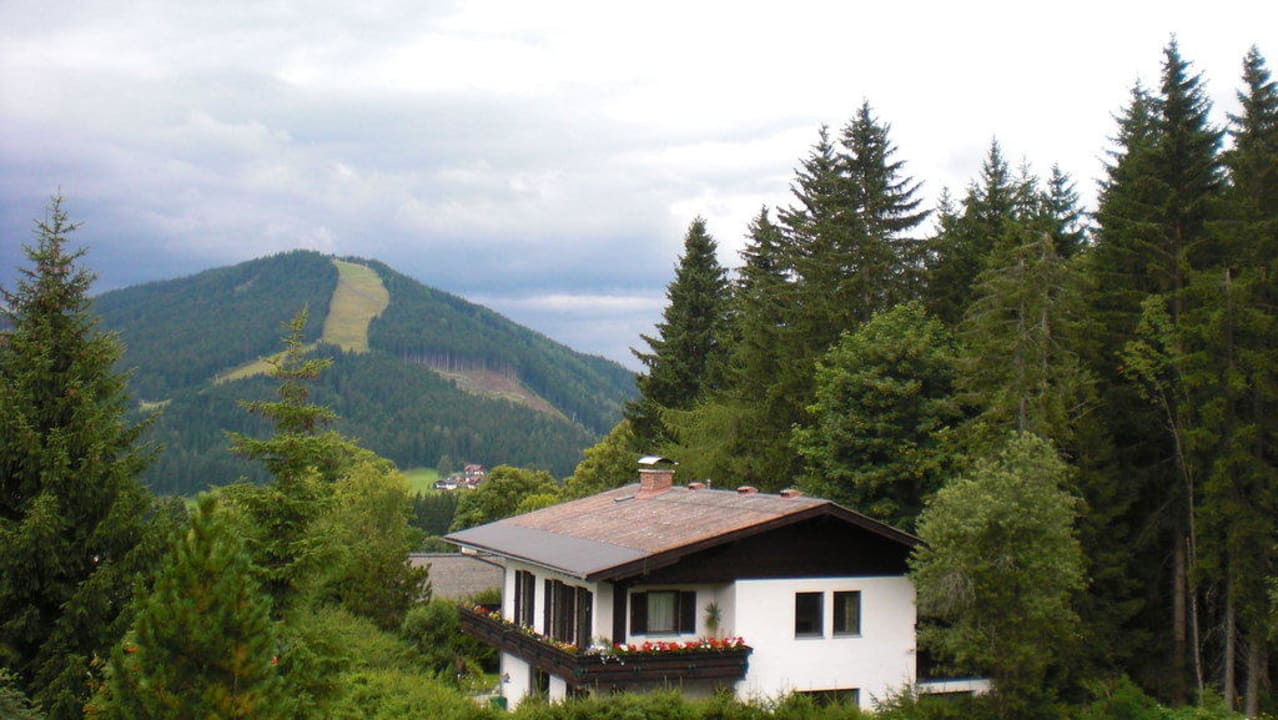 Ausblick vom Balkon Kraftplatz am Dachstein - BioHotel Herold
