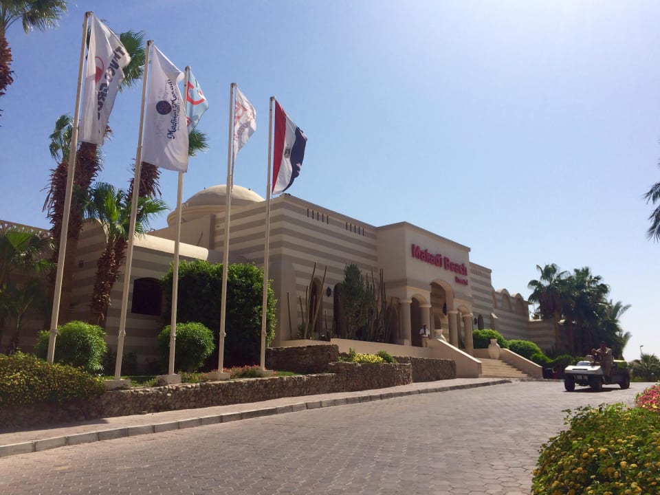 Einfahrt zum Hotel Iberotel Makadi Beach
