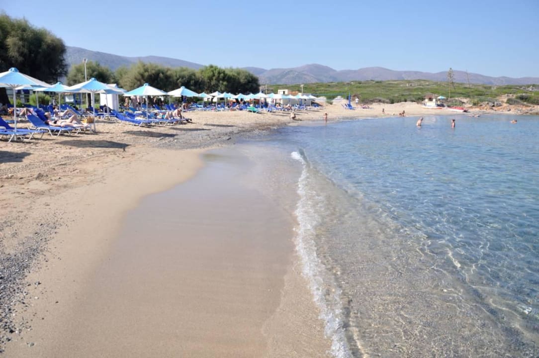 Strandbucht vor dem Hotel Grecotel Meli Palace