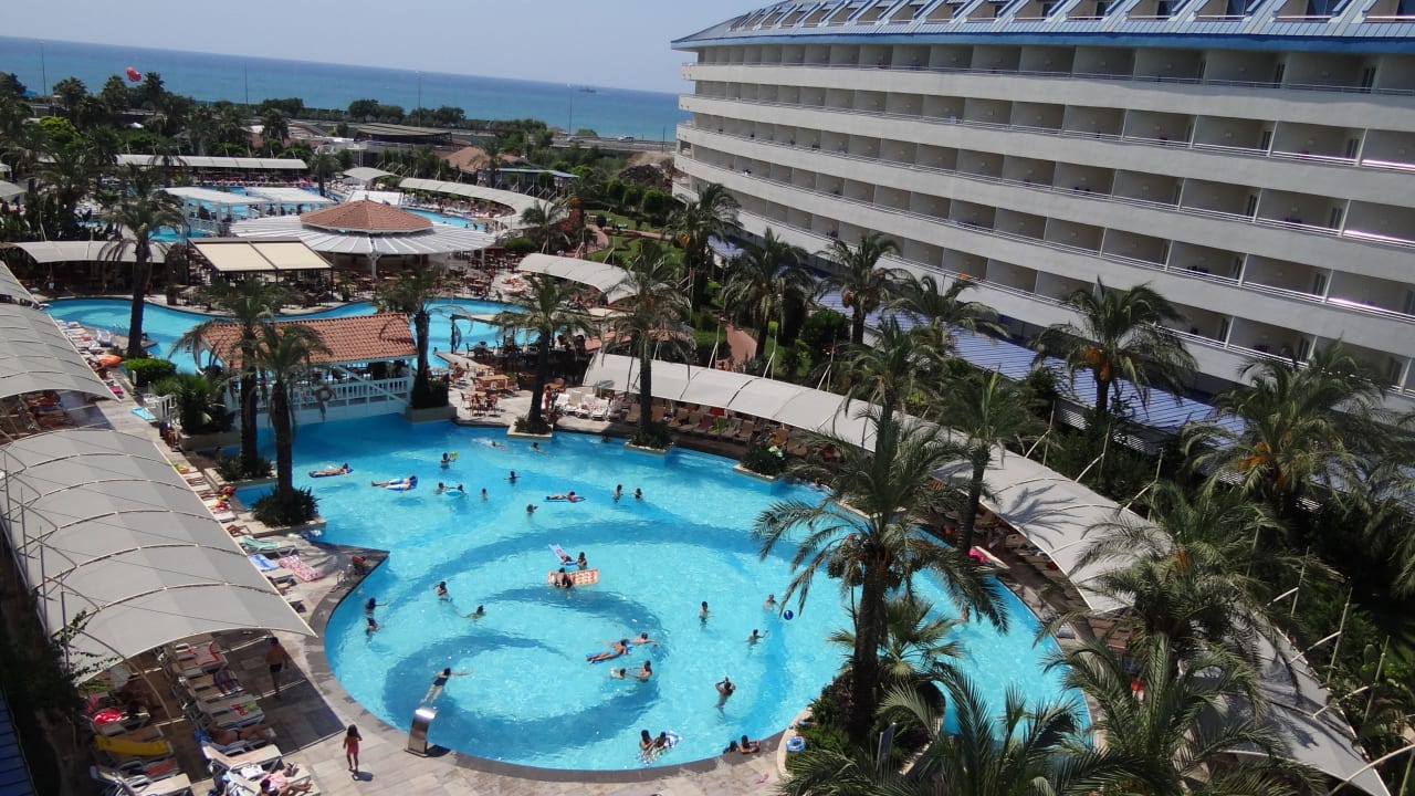 Ausblick von unserem Balkon Crystal Admiral