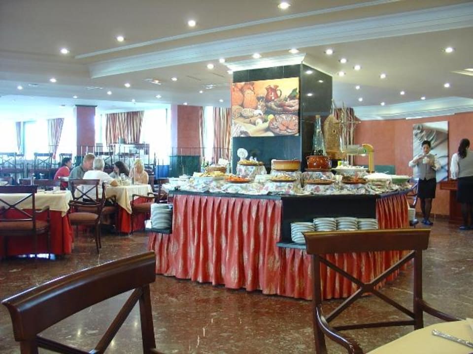 Blick auf das Buffet Melia Palma Marina