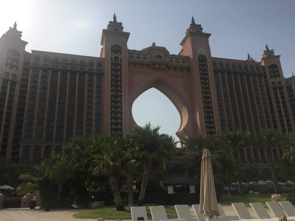 Blick vom Strand Atlantis, The Palm