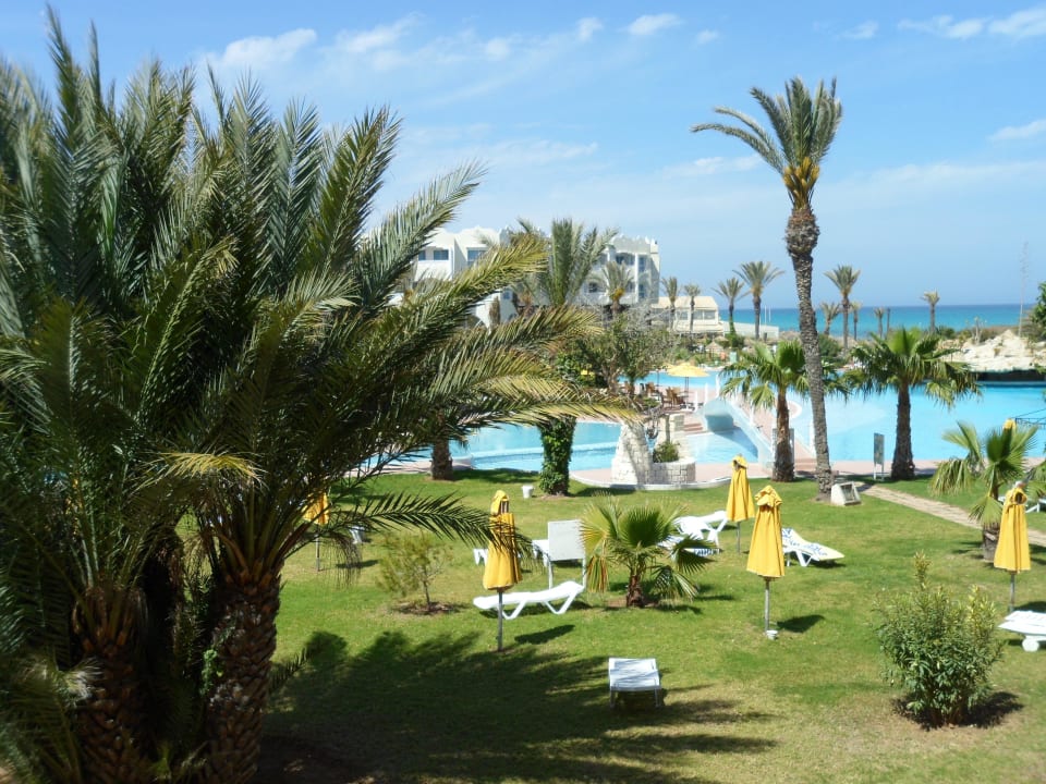 Blick vom Balkon Mahdia Beach & Aquapark