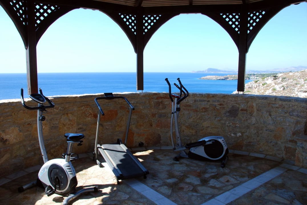 Einmaliger Fitnessbereich Hotel Kalithea Horizon Royal