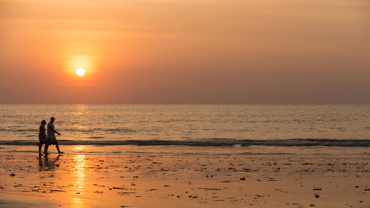 Sunset at Nang Thong Beach Khaolak Bhandari Resort & Spa