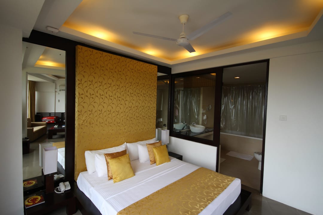 Bett und Badezimmer The Tourmaline