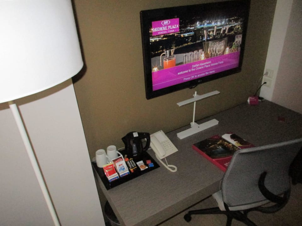 Arbeitsecke Hotel Crowne Plaza Verona Fiera